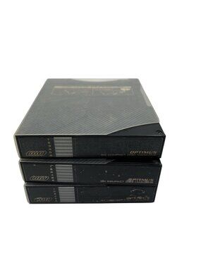 Optimus 6-Disc CD Magazine Audi Compatible Black Set Of 3 For Home & Car Use
